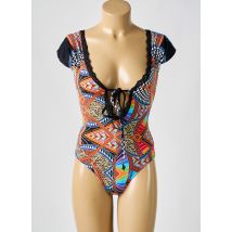 REVE EN DENTELLE - Maillot de bain 1 pièce rouge en polyamide - Femme - Taille 42 - Modz