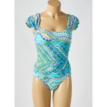 REVE EN DENTELLE - Maillot de bain 1 pièce bleu en polyamide - Femme - Taille 38 - Modz