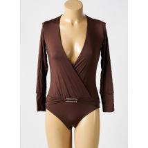 ECLIZIA BY LILLY - Body marron en polyamide - Femme - Taille 38 - Modz