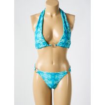 REVE EN DENTELLE - Maillot de bain 2 pièces bleu en polyamide - Femme - Taille 40 - Modz