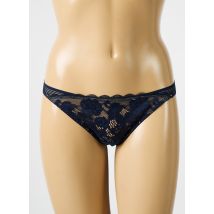 SANS COMPLEXE - Tanga bleu en polyamide - Femme - Taille 36 - Modz