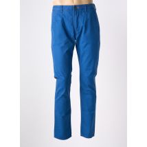 SUPERDRY - Pantalon chino bleu en coton - Homme - Taille W33 - Modz