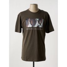 ARMANI EXCHANGE - T-shirt marron en coton - Homme - Taille S - Modz