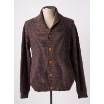 MCS - Gilet manches longues marron en coton - Homme - Taille 3XL - Modz