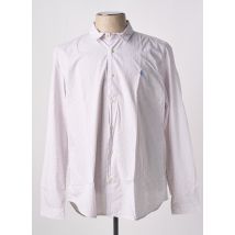 MCS - Chemise manches longues blanc en coton - Homme - Taille 3XL - Modz