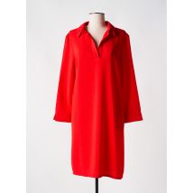 JANIS & JOHN - Robe mi-longue rouge en polyester - Femme - Taille 40 - Modz