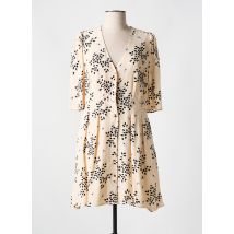 SEE U SOON - Robe courte beige en viscose - Femme - Taille 38 - Modz