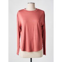 LOSAN - T-shirt rose en modal - Femme - Taille 38 - Modz