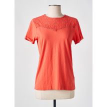 ONE STEP - T-shirt orange en coton - Femme - Taille 38 - Modz