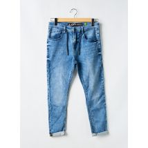 LOSAN - Pantalon 7/8 bleu en coton - Homme - Taille 38 - Modz