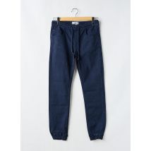 LOSAN - Pantalon droit bleu en coton - Homme - Taille 38 - Modz