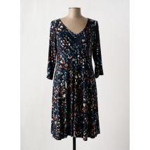 JOY'S PARIS - Robe mi-longue bleu en polyester - Femme - Taille 36 - Modz