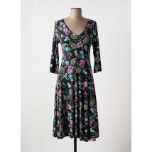 JOY'S PARIS - Robe mi-longue noir en polyester - Femme - Taille 36 - Modz