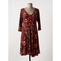 JOY'S PARIS - Robe mi-longue rouge en polyester - Femme - Taille 42 - Modz