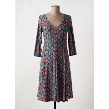 JOY'S PARIS - Robe mi-longue bleu en polyester - Femme - Taille 36 - Modz