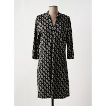 VEGAS - Robe mi-longue noir en coton - Femme - Taille 42 - Modz