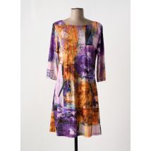 VEGAS - Robe mi-longue violet en polyester - Femme - Taille 36 - Modz