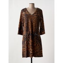 VEGAS - Robe pull noir en polyester - Femme - Taille 40 - Modz
