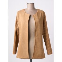 MISS TONIC - Veste casual beige en polyester - Femme - Taille 38 - Modz