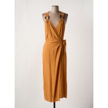 SALSA - Robe longue marron en viscose - Femme - Taille 36 - Modz
