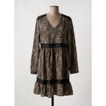 LE TEMPS DES CERISES - Robe courte marron en polyester - Femme - Taille 38 - Modz
