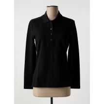 LACOSTE - Polo noir en coton - Femme - Taille 34 - Modz