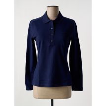 LACOSTE - Polo bleu en coton - Femme - Taille 32 - Modz