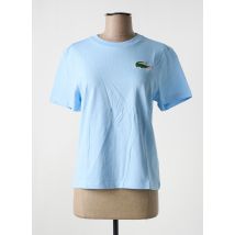 LACOSTE - T-shirt bleu en coton - Femme - Taille 34 - Modz