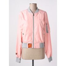 BOMBERS - Blouson rose en polyester - Femme - Taille 36 - Modz