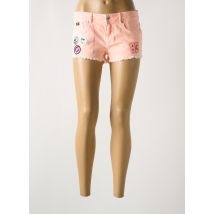 SUPERDRY - Short orange en coton - Femme - Taille W29 - Modz