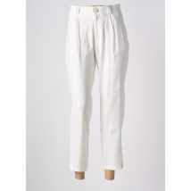 SALSA - Pantalon 7/8 blanc en lin - Femme - Taille TU - Modz