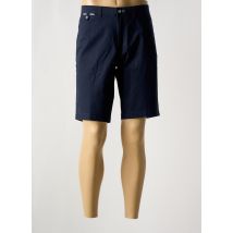 BUGATTI - Bermuda bleu fonce en coton - Homme - Taille 46 - Modz