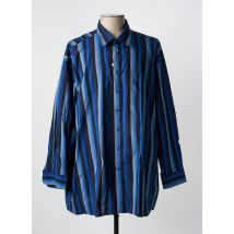 KING'S ROAD - Chemise manches longues bleu en coton - Homme - Taille 6XL - Modz