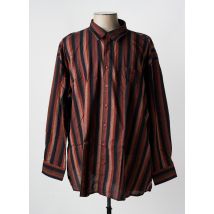 KING'S ROAD - Chemise manches longues noir en coton - Homme - Taille 6XL - Modz