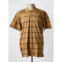 LOUIS FASHION - Polo beige en coton - Homme - Taille 6XL - Modz