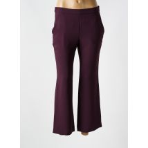 MALIPARMI - Pantalon 7/8 violet en polyester - Femme - Taille 38 - Modz