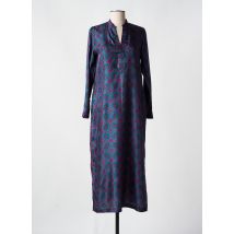 ROSSO 35 - Robe longue bleu en soie - Femme - Taille 38 - Modz