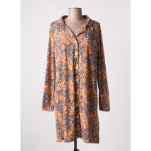GISELA - Chemise de nuit marron en polyester - Femme - Taille 40 - Modz