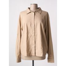 ICHI - Chemisier marron en lin - Femme - Taille 44 - Modz