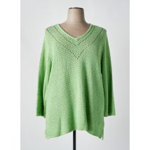 FRANSA - Pull vert en coton - Femme - Taille 52 - Modz