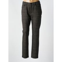 LCDN - Pantalon slim marron en polyester - Femme - Taille 42 - Modz