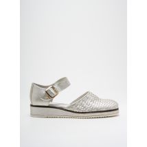 REGARD - Sandales/Nu pieds argent en cuir - Femme - Taille TU - Modz