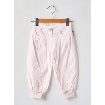 BERLINGOT - Pantalon droit rose en coton - Fille - Taille TU - Modz
