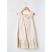 MAYORAL - Robe mi-longue beige en coton - Fille - Taille TU - Modz