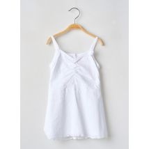 TAPIOCA - Tunique manches longues blanc en coton - Fille - Taille TU - Modz