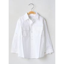 TAPIOCA - Chemise manches longues blanc en coton - Garçon - Taille TU - Modz