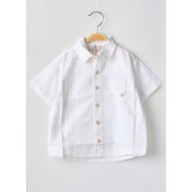 BERLINGOT - Chemise manches courtes blanc en coton - Garçon - Taille TU - Modz