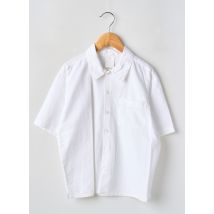 DU LUNDI AU SAMEDI - Chemise manches courtes blanc en coton - Garçon - Taille TU - Modz