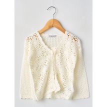 MAYORAL - Gilet manches longues beige en acrylique - Fille - Taille TU - Modz