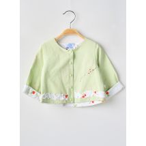 LAPIN BLEU - Veste casual vert en coton - Fille - Taille TU - Modz
